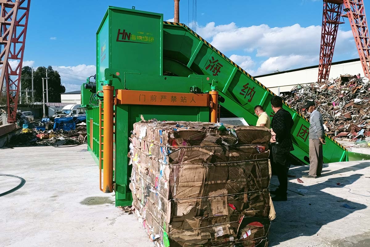 如何提高废纸打包机的工作效率