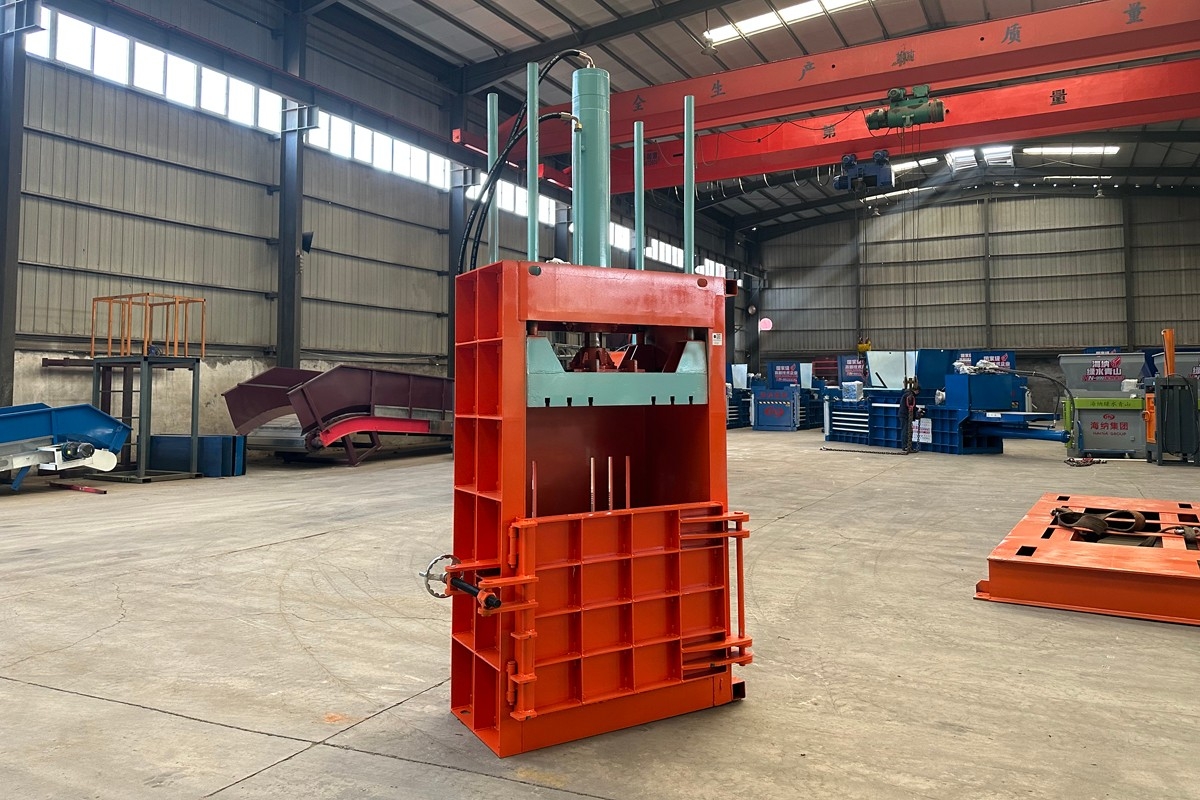 全钢板60T立式打包机