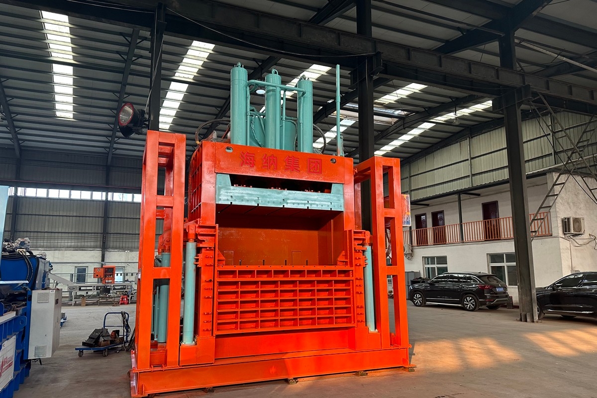 全钢板360T立式打包机